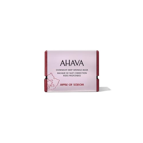 AHAVA Apple of Sodom Overnight Deep Wrinkle Anti-Aging Mask - Nourishing Gel-based Mask to Combat Deep Wrinkles, Restores Skin's Ability to Repair & Hydrates, includes exclusive Osmoter, 1.7 Fl.Oz