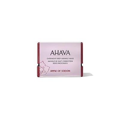 AHAVA Apple of Sodom Overnight Deep Wrinkle Anti-Aging Mask - Nourishing Gel-based Mask to Combat Deep Wrinkles, Restores Skin's Ability to Repair & Hydrates, includes exclusive Osmoter, 1.7 Fl.Oz