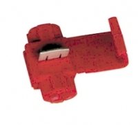 First Source Quick Splice Wire Tap Connector 22-18 Gauge (Red) - 100 Pack