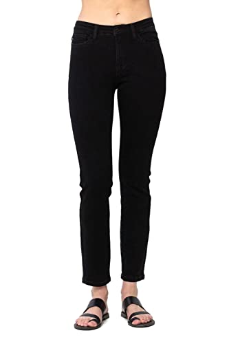 Judy Blue Women's Mid Rise Basic Slim Fit Jeans2