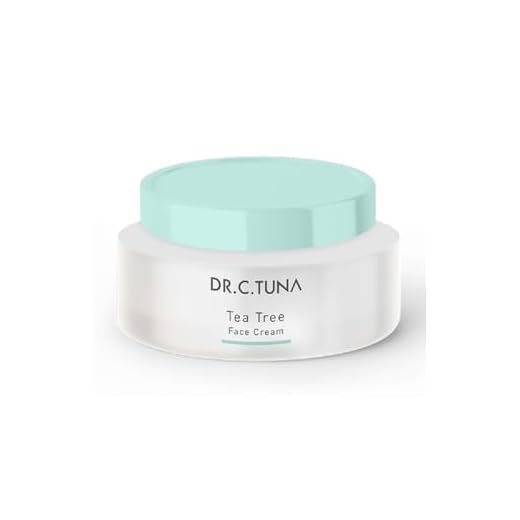 DR.C.TUNA Tea Tree Face Cream | Crema Facial con Aceite Esencial de Árbol de Té Hidratante que Matiza, Equilibra la Producción de Sebo y Hidrata la Piel. 50 ml