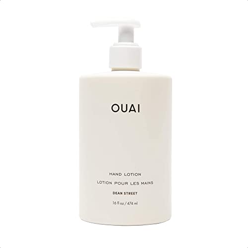 OUAI Hand Lotion. The Perfect Lightweight Formula to Hydrate Your Driest Spots. Made with Avocado, Jojoba and Rose Hip Oils to Lock in Moisture (16 Fl Oz)