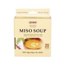 Sopa de Miso con Tofu Instantánea (Pack de 2 x 40g) – Caldo de Soja Fermentada con Dados de Tofu – Proteína Vegetal, Vegana y Saludable – Lista en 1 Minuto – 80g Total