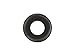 Crimson AV CAE Decorative Escutcheon Plate, Black, Clamps around 1.5