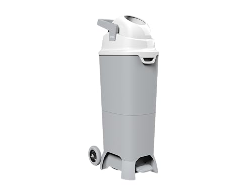 DIAPER CHAMP ONE Maxi Handsfree Plus mit Pedal und Rollen - Windeleimer -...