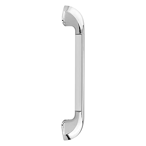 Tissting Rail D'appui, Main Courante LED 18 Pouces 12 V/24 V Poignée D'accès de Sécurité Lumineuse Rail de Support de Sécurité en Acier pour Marches de Baignoire Poignée D'assistance de Bateau