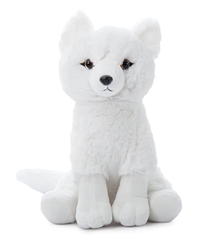The Petting Zoo Arctic Fox Stuffed Animal, Gifts for Kids, Wild Onez Zoo Animals, Arctic Fox Plush Toy 12 inches