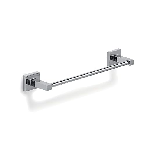 Gedy G-Pukhet - Toallero de 35 cm, Color Cromado, componentes Fabricados en Acero Inoxidable y cromall, Medidas 4,5 x 38,4 x 6,8 cm y Peso 0,215 kg, diseño R&S