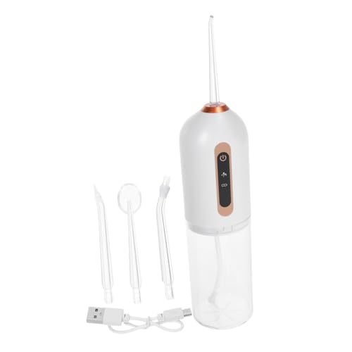FIXOSHEE Irrigador Dental Portátil Recargable USB con Tanque Ajustable Multimodal para Limpieza Profunda y Cuidado Bucal Diario Compacto para Viajes y Uso Familiar