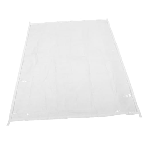 Gadpiparty Film pour Vitres Coupe-Vent Auto-adhésif 120x160 Cm en Polyester Transparent Isolant pour Fenêtres Intérieur Chambre Salon Protection Le Froid