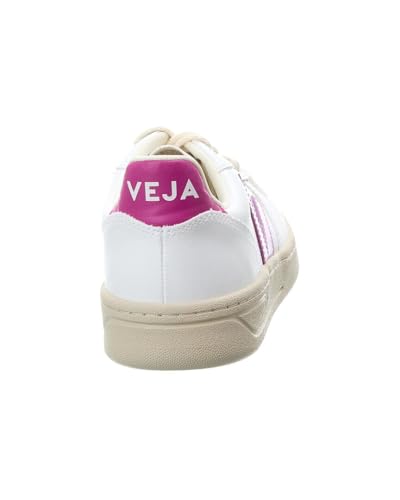 VEJA Women's V-10 Sneaker, White/Orchid/Ultraviolet, 103