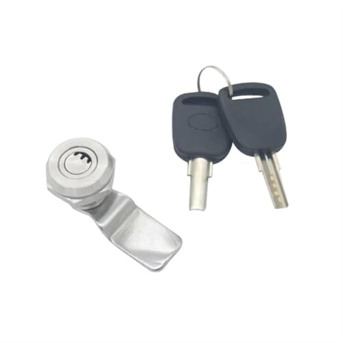 MS705 Tongue Lock Crescent Distribution Box Lock Industrial Equipment Door 304 Stainless Steel Lock 20x22 1Pcs