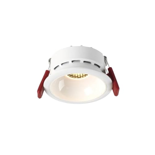 Foco empotrable LED antideslumbrante impermeable de 15W para techo con luz blanca cálida 2