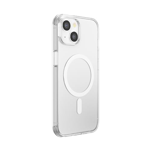 Image of PopSockets iPhone 14 Phone Case with MagSafe, Wireless Charging Compatible, Clear - Clear