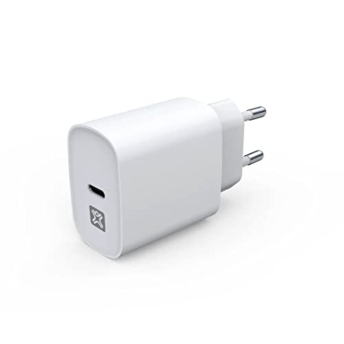 Cargador USB-C 30W XtremeMac Power Delivery para pared en color blanco