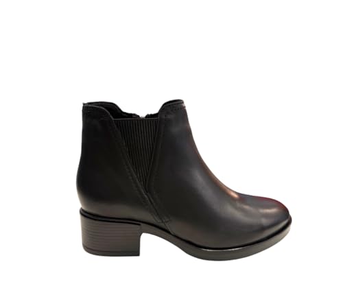 Bottines femme en cuir italien Melluso à talon bas confortable