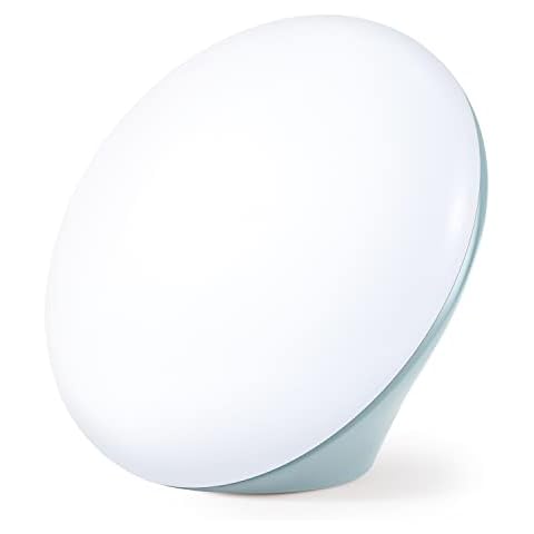 LASTAR Light Therapy Lamp, 10,000 Lux UV Free Sunlight Lamp with Touch Control 3 Brightness Adjustment Level Sun Lamp (Blue) Cover