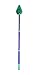 Clean Reach Deluxe Power Scrubber Bathtub Cleaner and Kitchen Brush with Metal Handle, Blue, Yellow, Green