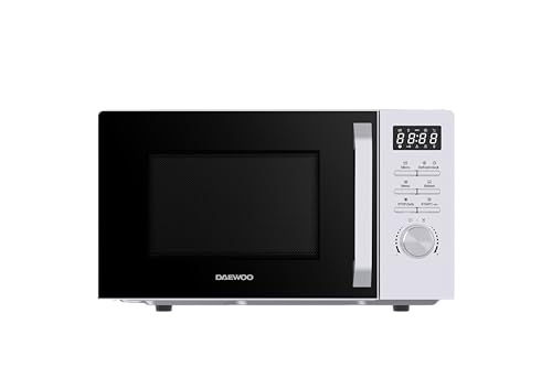 Daewoo MD-FC206SS Solo Microondas 20L 700W Potencia 8 Programas Automáticos 5 Niveles de Potencia Temporizador Plata