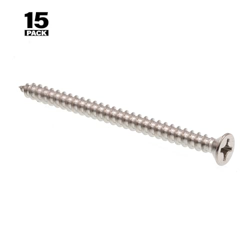 Tornillo de chapa Phillips de acero inoxidable para unión de metal 4