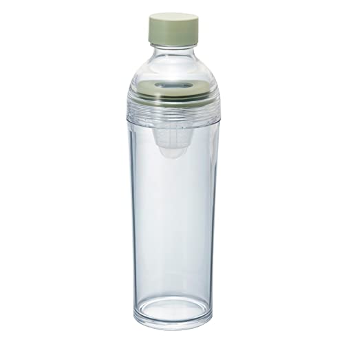 Image of Hario Portable Cold Brew Tea Bottle, 400ml, Smoky Pink