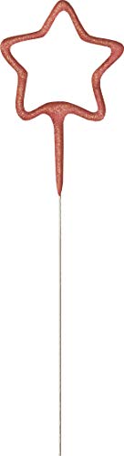 7 Inch Star Shape Rose Gold Glitz Sparkler