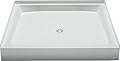 PROFLO PFSB4242 Morenci 42" x 42" Square Shower Base with Single Threshold and Center Drain - White