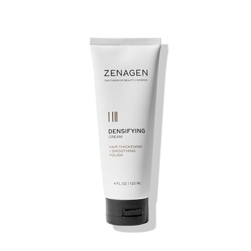 ZENAGEN Densifying Leave-In Cream | Thickening Smoother + Polisher, Enhances Hair Density, Strengthens & Hydrates, Smooths & Reduces Frizz, Plant-Based, Vegan, All Hair Types, 4 oz