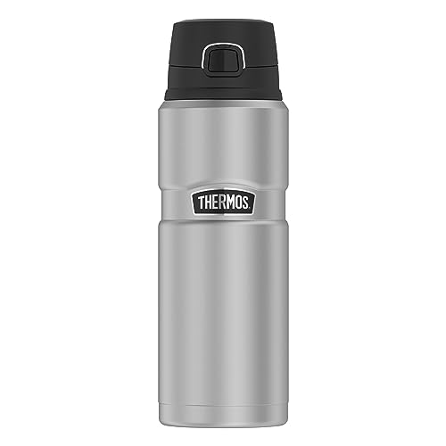 Thermos Stainless King Bottle 0,70L Stainless Steel Mat Termo de Acero Inoxidable con Safe Flow Lid, 15h Caliente/24h Frío, Botella de Agua para Té, Lavavajillas, Libre de BPA