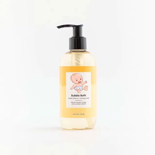 Seychelles Super Bubble Bath (Creates Bubbles) & Body Wash Paraben Free, Sweet Quince with Honeysuckle,SLS Free, (Coconut Based) 250ml (Babies, Kids) - Image 3