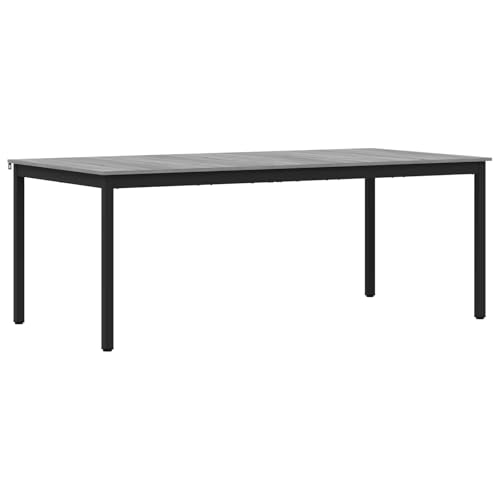 Table à manger moderne anti-tache et robuste grande table rectangulaire bois 200cm - 3