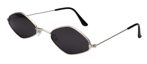 Image of Roshfort Trendy Cat-Eye Sunglasses for Women | Small Metal Frame UV Protection Shades | Lightweight Non-Polarized Stylish Eyewear for Outdoor.