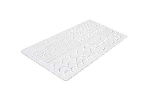 Gabarito de Telhas Mod A-30 em acrílico - Fenix