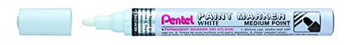 Rotuladores Permanentes Pentel MMP10-W - Marcador permanente Paint Marker, Punta gruesa Tinta en color blanco