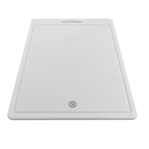 Martha Stewart Tabla de Cortar Plástica 12 x 8 y 16 x 12 pulgadas Blanca miniatura 2