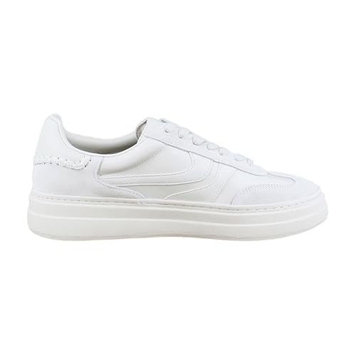 Steve Madden Women's Dodge Sneaker, Off-White, 7.5