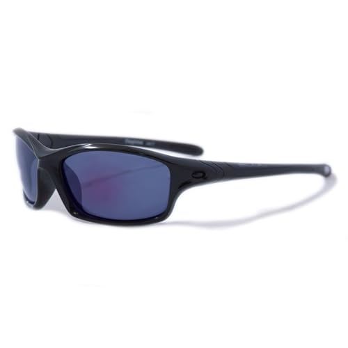 Bloc Eyewear Daytona Sunglasses - Black/Blue Lens