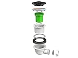 Bonomini 5290AB12B7 Sifone Doccione Piatti Doccia Foro Ø 90 mm Scarico Filettato Pz 1...