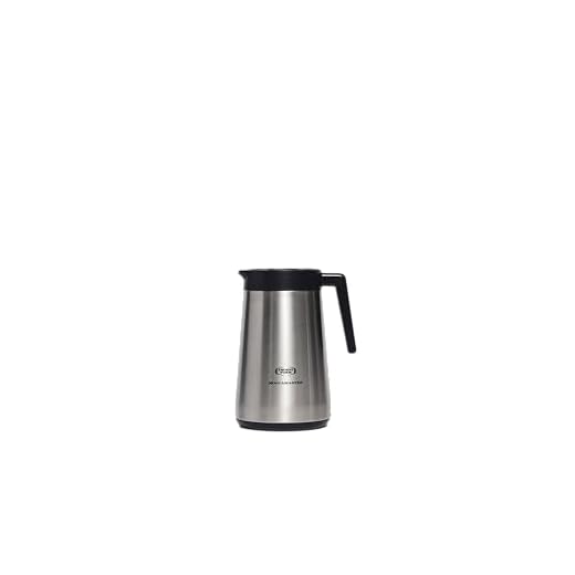 Moccamaster 59861 Termoskanna, Svart, Silver, 1.25 L