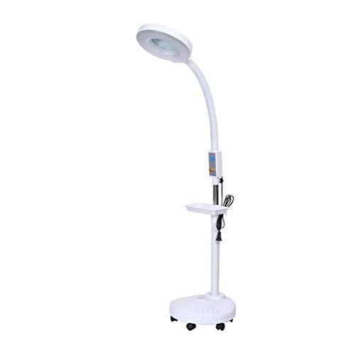 Preisvergleich Produktbild Stehende Lupenleuchte, 8X LED Lupenleuchte Hautpflege Verdunkelungslupe Lampe Einstellbare Maniküre Tattoo Licht Für Beauty Manicure Salon Spa