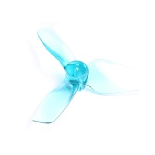 Hélice pour drone 31mm tripale PC pas 0 trou 1mm composant hélice 3 pales Teal
