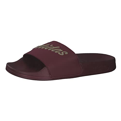 Image of adidas Women ADILETTE SHOWER Synthetic Swim Slide FTWWHT /GOLDMT /BOGOLD | LUT50