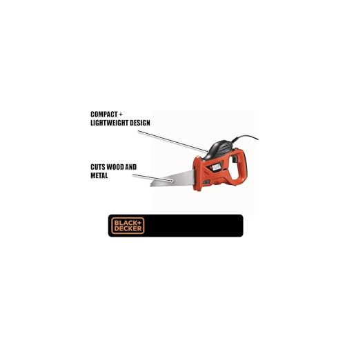 BLACK+DECKER Electric Hand Saw with Storage Bag, 3.4-Amp (PHS550B)