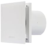 Extraction à deux vitesses : le ventilateur extracteur d'air de salle de bain est équipé d'une turbine axiale à haute efficacité de 100 mm, offrant des débits de débit d'air de 75/90 m³/h (21/25 l/s) sur deux réglages de vitesse pour une ventilation sur mesure dans les salles de bains, les salles de bains et les toilettes. Taille du conduit : 100 mm.