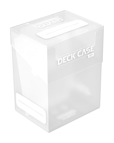 Write-on strip Ultimate Guard Deck Case 80+ Standard Size Transparent Ultimate Guard