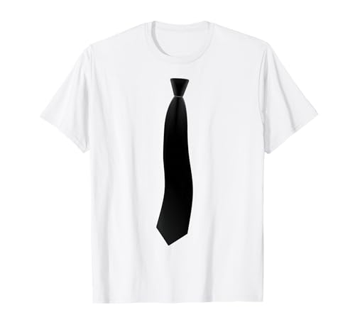 Black Tie Funny Elegant Business Costume for Men Women Kids T-Shirt