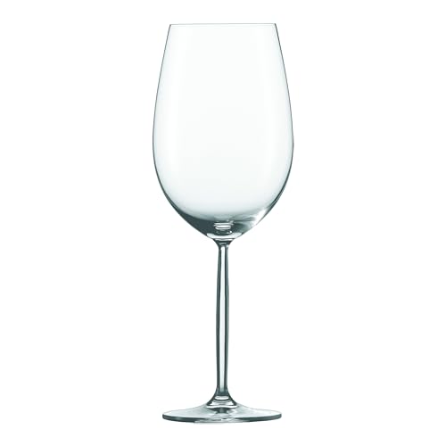 Schott Zwiesel Tritan Crystal Glass Diva Stemware Collection Claret/Bordeaux Goblet, Red Wine Glass, 26-Ounce, Set of 6