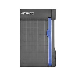 WestcottMulti-Purpose Guillotine Trimmer, 6", Black/Blue