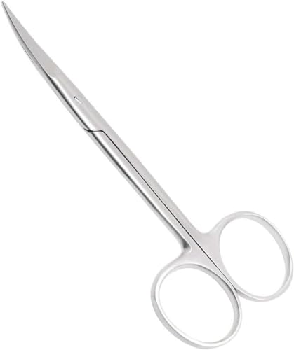 A2Z Scilab A2Z-130-AID A2Z-Irs01 Stainless Steel Iris Dissecting Scissors 4.5" thumb #2