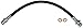Dorman H622404 Rear Passenger Side Brake Hydraulic Hose Compatible with Select Chrysler Models